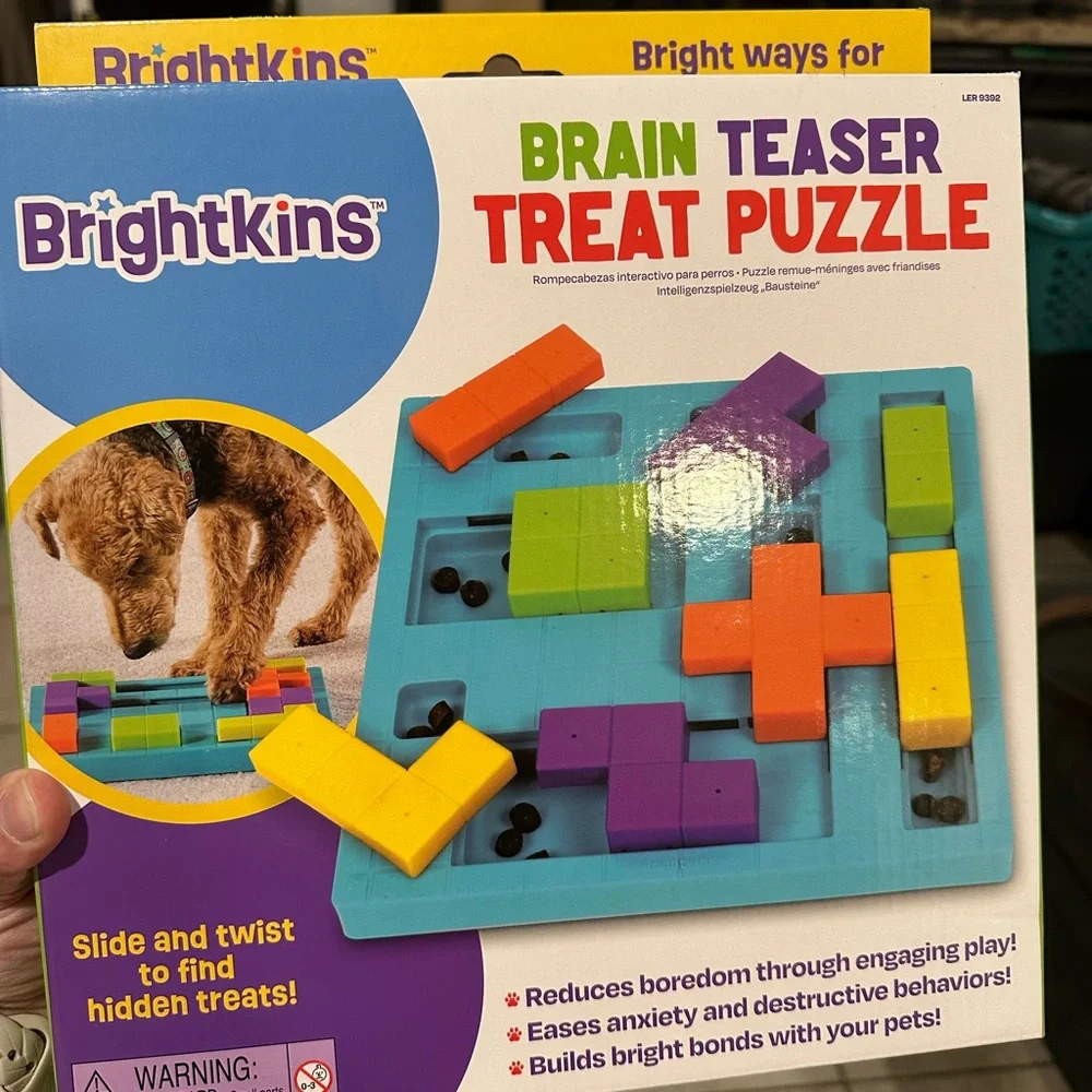 Brightkins Brain Teaser Treat Puzzle – Multicolor – New and Unopened